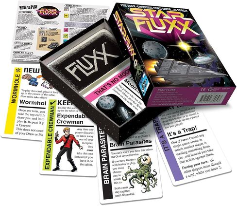 Looney Labs Star Fluxx Card Game - Space-Themed Humor for 2-6 Players in Saudi Arabia