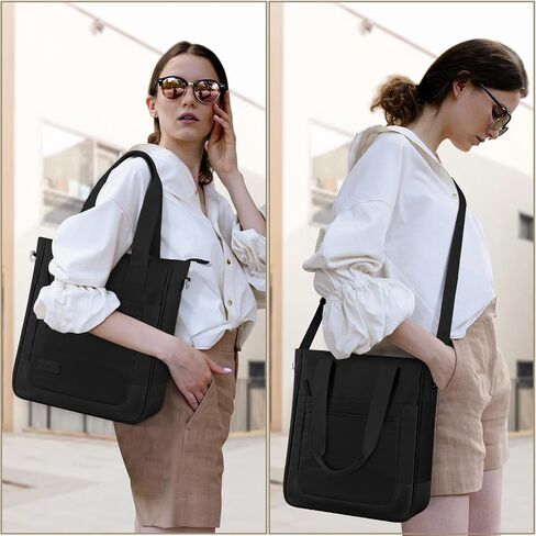 ETRONIK Tote Bag for Women, Crossbody Shoulder Bags with Compartments Fit 13.3 inch, Handbag with Zipper in Saudi Arabia