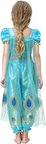 Dressy Daisy Arabian Princess Costume with Headband Halloween Party Fancy Dress Up Belly Dance Wear Outfit for Girls in Saudi Arabia