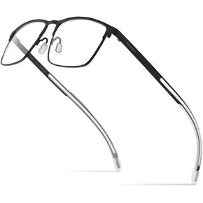 Titanium Glasses Frame,Men Square Myopia Optical Eyeglass Frame 8521