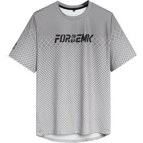 FORBEMK Men's Bike Shirts Short Sleeve Quick Dry&Moisture-Wicking Running Hiking Cycling Jersey Bike Clothing Bicycle Shirt