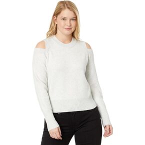 DKNY Long Sleeve Cutout Shoulder Sweater