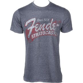 Fender Since 1954 Stratocaster T-Shirt, Blue Smoke, XL