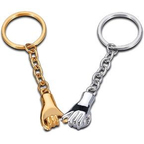 Wedding Gifts for Couple, Anniversary for Couple, Gifts for Boyfriend, Matching Pinky Promise Keychain Gifts for Couple, Anniversary for Him Her, Long Distance Relationship Gift for Friend
