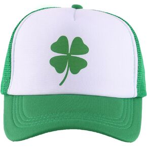 Falidem St.Patrick's Day Party Trucker Hat Adjustable Mesh Cap for Men Women