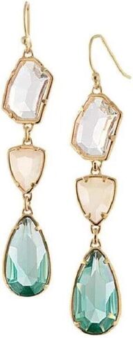Crystal Fashion Earrings Classic Vintage Dangle Drop Earrings/Necklace for Women in Saudi Arabia