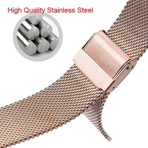 JBR Straight Universal Stainless Steel Mesh Milan Watch Band Quick Release Adjustable Duty End Bracelet Watch Strap14/16/18/20/22/24mm in Kuwait