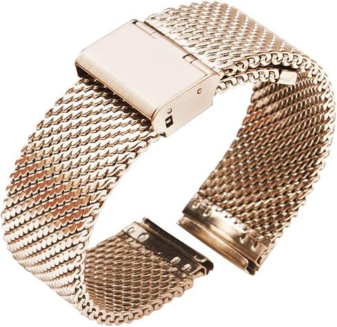 JBR Straight Universal Stainless Steel Mesh Milan Watch Band Quick Release Adjustable Duty End Bracelet Watch Strap14/16/18/20/22/24mm in Kuwait