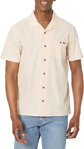 Billabong Men's Vacay All Day Short Sleeve Woven in Saudi Arabia