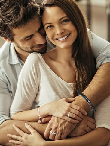 Choistily 6 Pcs Matching Couple Necklace Bracelets Set Moon Star Rings Matching Bracelets for Couples Friendship Necklaces for Him Her Bf Gf Bracelets(King Ring) in Saudi Arabia