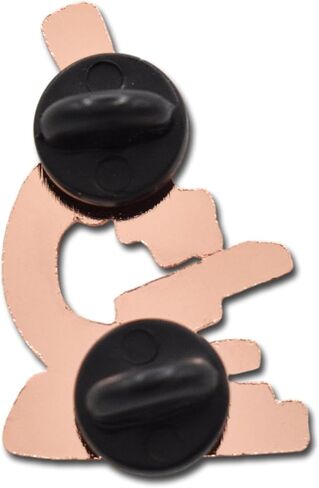 دبوس المينا الصلب من ميكروسكوب ساينس (ذهبي) in Saudi Arabia