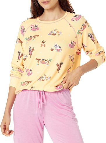 PJ Salvage Women's Loungewear Spring Breeze Long Sleeve Top in Saudi Arabia