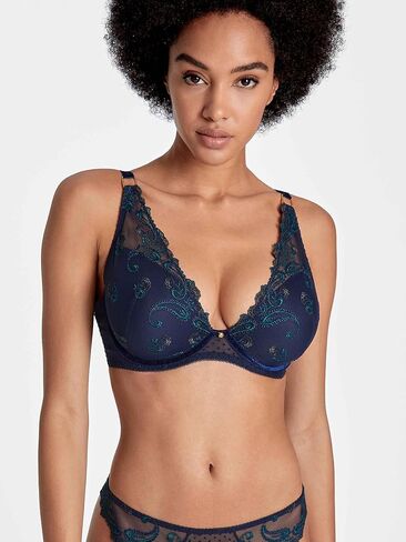 Aubade Women's Velvet Memories Shoulder Plunge Bra in Saudi Arabia