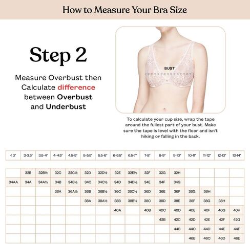 ThirdLove Lace Contour Plunge Bra Made for All-Day Wear, Adjustable Straps with Comfortable Underwire Support, Bras for Women in Kuwait