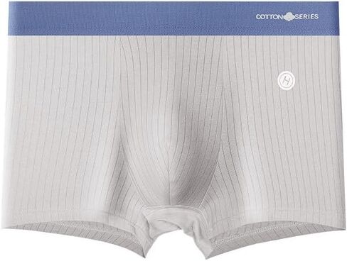 4 Pcs Men's Boxer Briefs, Mens Underwear Breathable Underwear, Multi-Pack, Cotton Mens Boxer Briefs Underwear for Men in Saudi Arabia