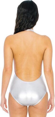 American Apparel Women's Standard Metallic Halter Sunsuit in Saudi Arabia