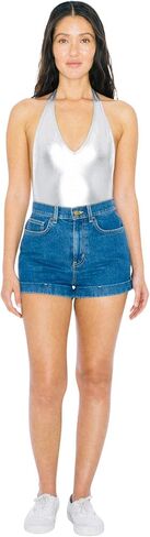 American Apparel Women's Standard Metallic Halter Sunsuit in Saudi Arabia