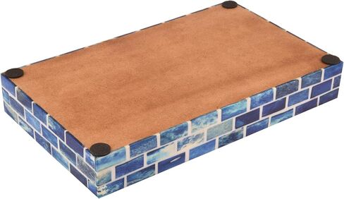 Handicrafts Home Decorative Guest Hand Towel Storage Tray Dispenser, Sturdy Holder for Disposable Paper Napkins - Bathroom Vanity Countertop Organization (10x6 Inches, Parlour-Bond) in Saudi Arabia