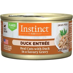 Instinct Flaked Duck Entrée Wet Cat Food - 3 Ounces, 24 Pack