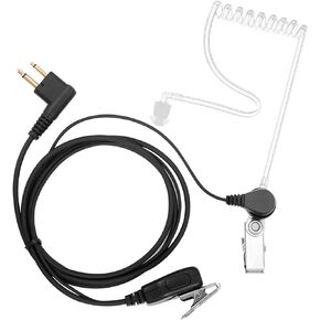 Walkie Talkie Earpiece Headset for Motorola Radio cls1410 cls1110 bpr40 cp200 cp200d cp185 cp100 rdm2070d with Covert Acoustic Tube and PTT mic (1 Pack)