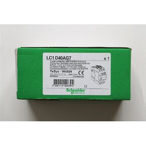 LC1D40AG7 New SCHNEIDER AC Contactor LC1-D40AG7 3P 40A 120V AC Coil