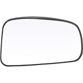 X AUTOHAUX Car Rearview Right Passenger Side Heated Mirror Glass Replacement with Backing Plate for Nissan Tiida 2007-2012