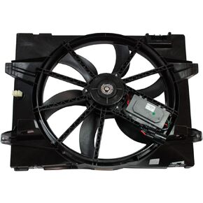 TYC Dual Radiator and Condenser Fan Assembly Compatible with 2006-2011 Ford Crown Victoria