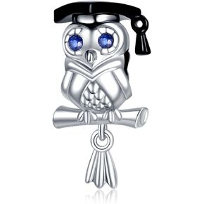 Charms for Bracelets Graduation Sports Hobbies 925 Sterling Silver Charm for Necklaces Gifts for Women Girls