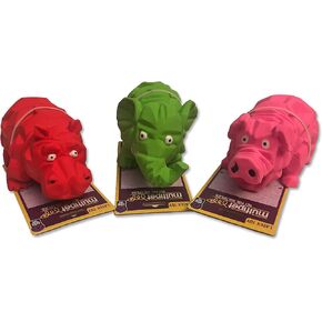 Multipet Origami Latex Dog Toy Assorted Colors Size:Origami Pack of 3 Assorted