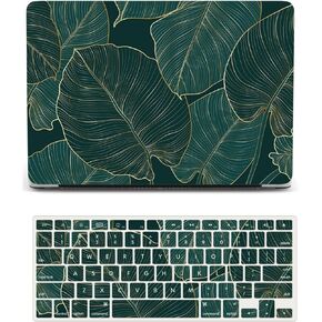 MacBook Air 13 Inch Laptop Case (2010-2017) - Compatible With Model A1466 A1369, Hard Shell Cover & Keyboard Skin - Pink Flower