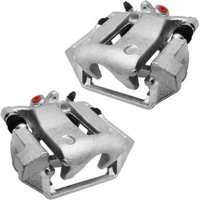 Rear Brake Calipers Assembly Pair Set of 2 Driver and Passenger Side Replacement for 2010-2017 Volvoo XC60, 2011-2018 Volvoo S60, 2007-2016 S80, 2008-2016 XC70, 2015-2018 V60, 2008-2010 V70