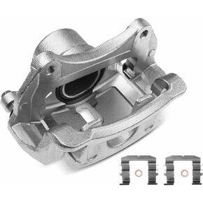 A-Premium Disc Brake Caliper Assembly with Bracket Compatible with Select Hyundai and Kia Models - Sonata 2014-2019, Optima 2016-2020 - Front Side