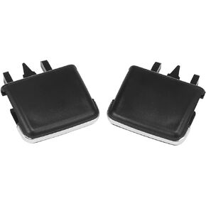 ACROPIX Front Center AC Vent Air Conditioning Vent Outlet Tab Clips Fit for Toyota Corolla - Pack of 2 Black