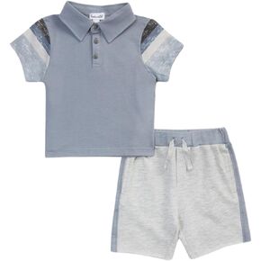 Splendid baby-boys Stormy Stripe Short SetBoys Short Set
