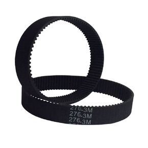 HTD 3M Closed-Loop Timing Belt 276mm Length 92 Teeth 15mm Width Rubber Custom Belts 2Pcs/Pack