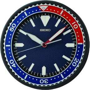 Seiko 12 Inch Heritage Design Watch Dial Wall Clock, Classic Black