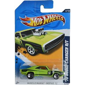 Hot Wheels '70 Dodge Charger R/T, Muscle Mania '12 [Green] 83/247