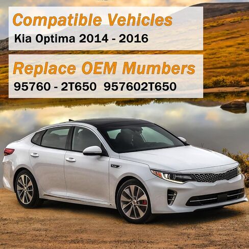 كاميرا احتياطية 95760-2T650 متوافقة مع Kia Optima Hybrid 2014 2015 2016 Park Assist كاميرا الرؤية الخلفية OE يستبدل # 957602T650 in Kuwait