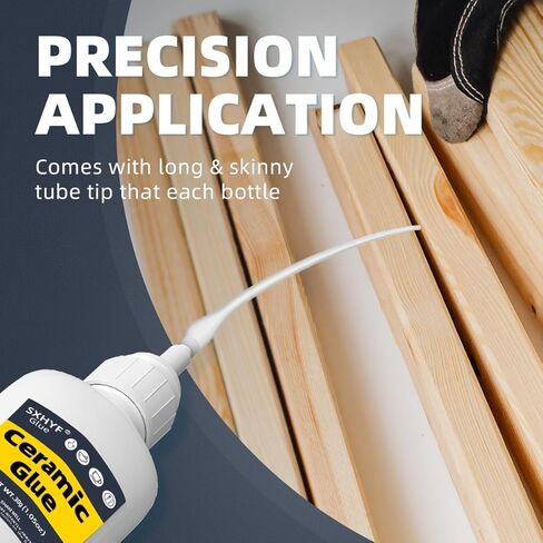 Sxhyf Ceramic Glue - 30g Ceramic Repair Oily Glue, Instant Bonding, Strong Adhesion, Repairs Last a Long Time, for Pottery, Porcelain, DIY Craft, Glass, Metal, Plastic, Wood Furniture, Leather, G00A in Kuwait