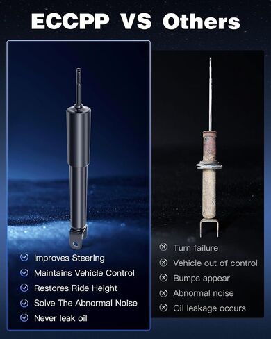 Shocks,ECCPP Front Rear Shocks Absorbers Fits 2002-2006 for Chevy Avalanche 1500/for Chevy Suburban 1500/for Chevy Tahoe/for GMC Yukon,2000-2006 for GMC Yukon XL 1500 Auto Shocks 344381 344384 (4 pcs) in Saudi Arabia