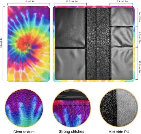 GIFTPUZZ Animals Pet Paws Print Car Registration and Insurance Holder, Premium Leather Auto Card Holder, Vehicle Glove Box Organizer for Driver's License, Car Document Holder in Saudi Arabia