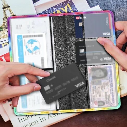 GIFTPUZZ Animals Pet Paws Print Car Registration and Insurance Holder, Premium Leather Auto Card Holder, Vehicle Glove Box Organizer for Driver's License, Car Document Holder in Saudi Arabia