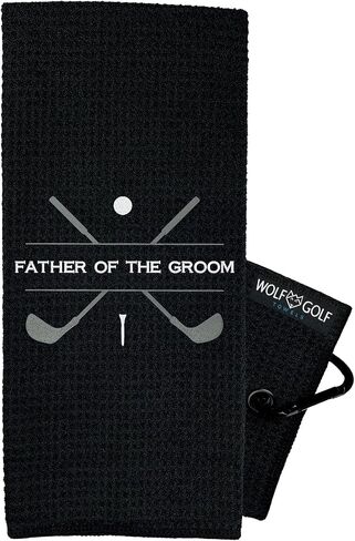 Groom Golf Towel - Groom Gifts - Bridal Party Gifts - Wedding Party Golf Towels - Golf Gifts for Groomsman - Embroidered Golf Gifts in Saudi Arabia
