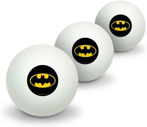 GRAPHICS & MORE Batman Classic Bat Shield Logo Novelty Table Tennis Ping Pong Ball 3 Pack in Saudi Arabia