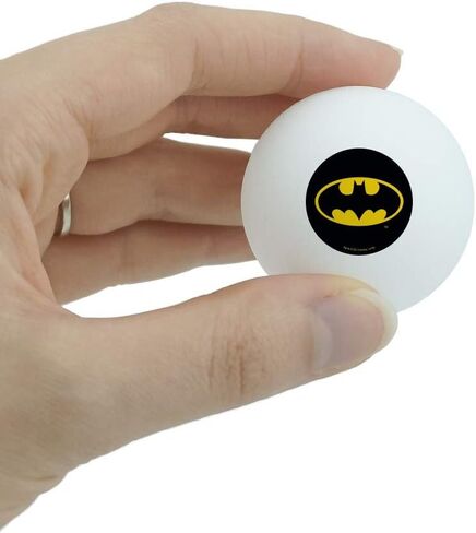 GRAPHICS & MORE Batman Classic Bat Shield Logo Novelty Table Tennis Ping Pong Ball 3 Pack in Saudi Arabia