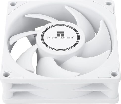 Thermalright TL-B8W وحدة المعالجة المركزية مروحة الكمبيوتر مروحة هادئة 4pin PWM مروحة الكمبيوتر، مروحة تبريد صامتة 80 مم، سرعة 2200 دورة في الدقيقة، مروحة تبريد وحدة المعالجة المركزية (أبيض) in Saudi Arabia