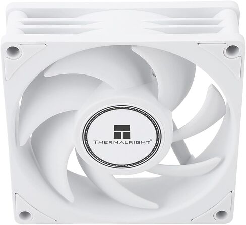 Thermalright TL-B8W وحدة المعالجة المركزية مروحة الكمبيوتر مروحة هادئة 4pin PWM مروحة الكمبيوتر، مروحة تبريد صامتة 80 مم، سرعة 2200 دورة في الدقيقة، مروحة تبريد وحدة المعالجة المركزية (أبيض) in Saudi Arabia