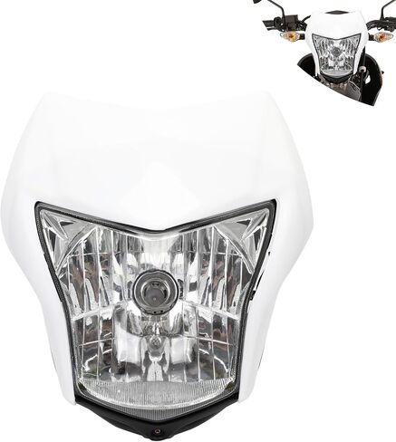 Front Headlight for Hawk 250,Dirt Bike Head Light Kit for Hawk 250cc/Hawk 250CC All Years - Black in Saudi Arabia