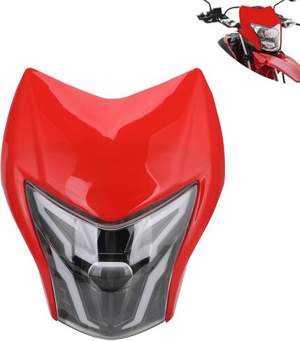 Front Headlight for Hawk 250,Dirt Bike Head Light Kit for Hawk 250cc/Hawk 250CC All Years - Black in Saudi Arabia