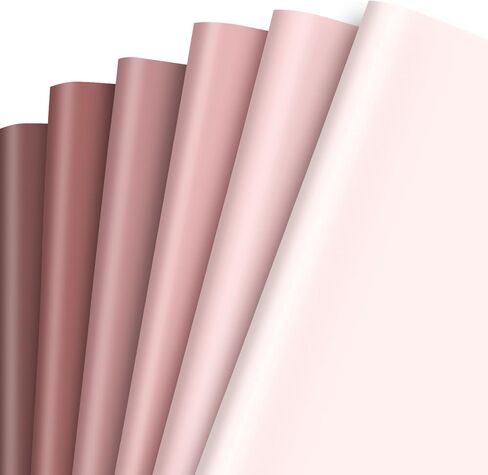 JarThenaAMCS 12 Sheets Dusty Blue Wrapping Paper - Not Roll - 6 Colors Gradient Blue Gift Wrap Paper Folded Flat DIY Craft Art Paper for Wedding Birthday Baby Shower Party, 19.7 x 27.6 Inch in Kuwait